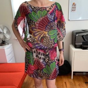 Xhiliration Bathing Suit Cover Up size S
